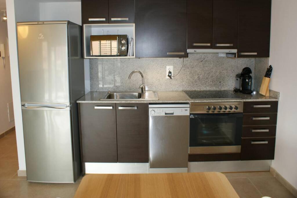 Ferienwohnung Apartamento En Roses Con Parking Y Piscina Exterior foto